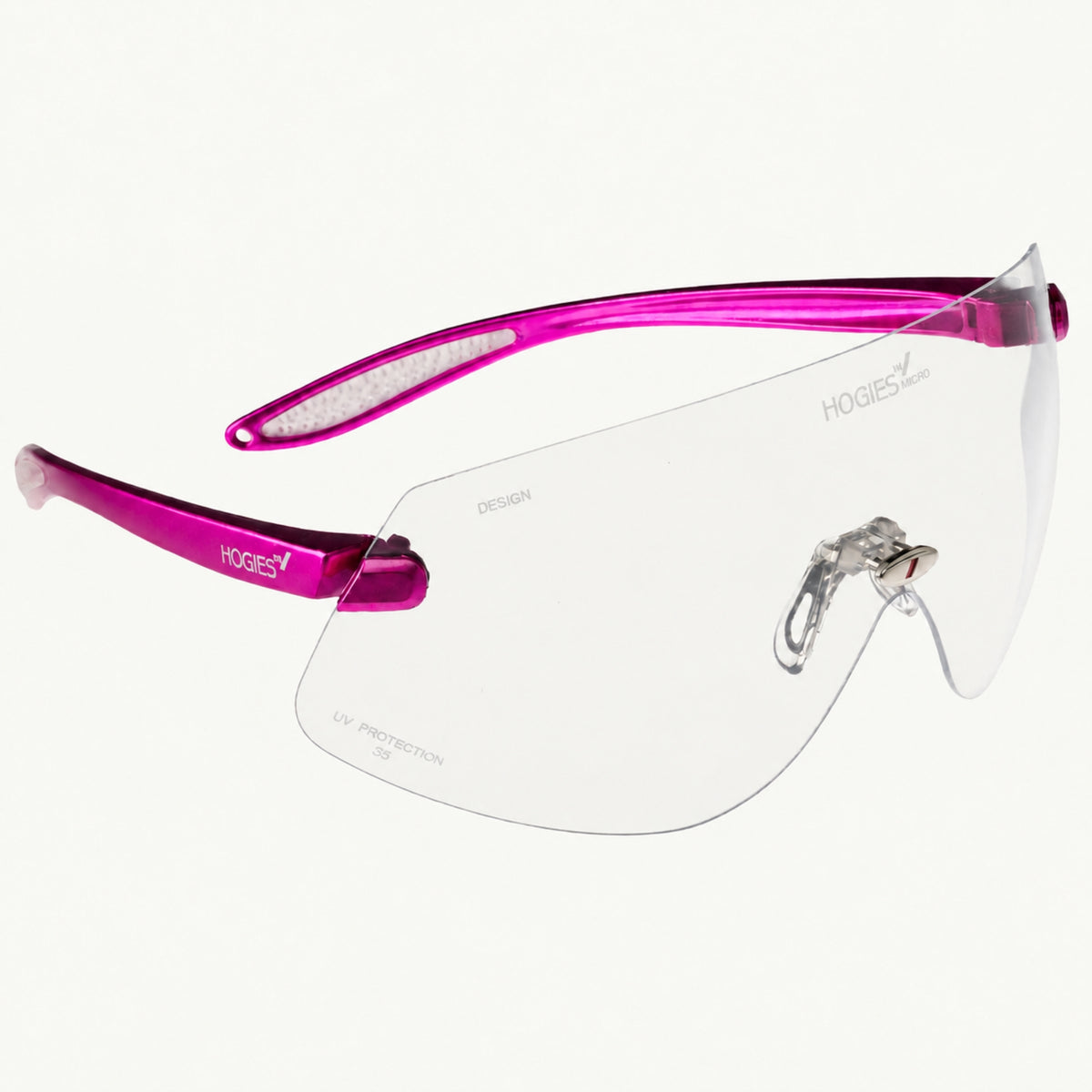 EyeGuard Clear Sports Glasses | Macro Large / Wide Adult | Indoor & Low Light