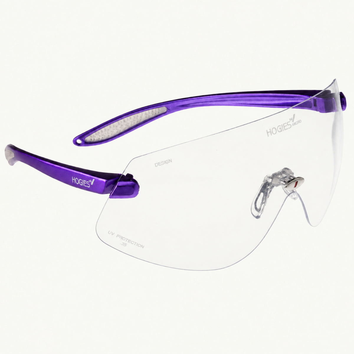 EyeGuard Clear Sports Glasses | Macro Large / Wide Adult | Indoor & Low Light