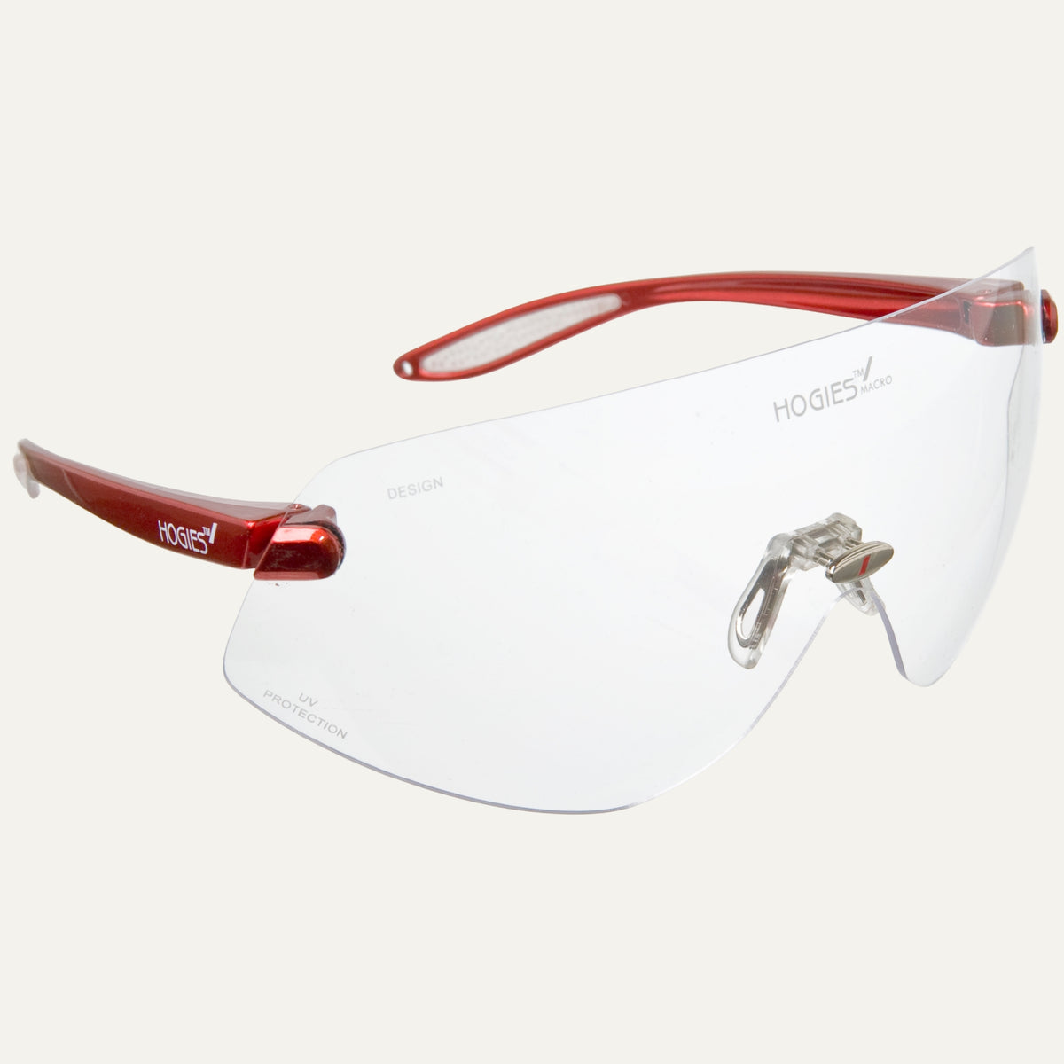 EyeGuard Clear Sports Glasses | Macro Large / Wide Adult | Indoor & Low Light