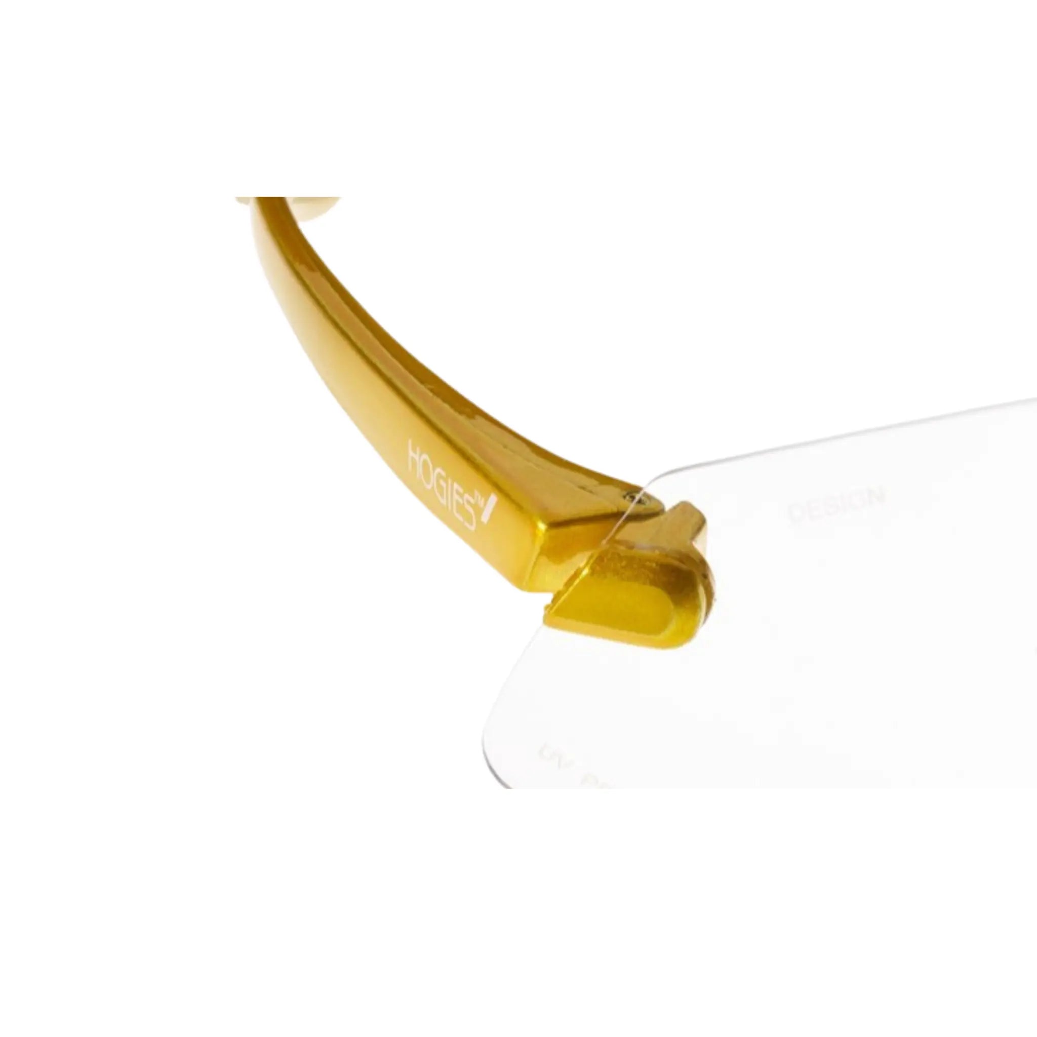 Yellow Gold Hogies EyeGuard Glasses Temple