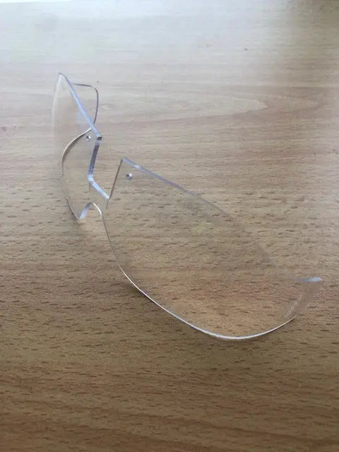 MediView Curved Polycarbonate Safety Shield | Loupe Accessory hogies.com
