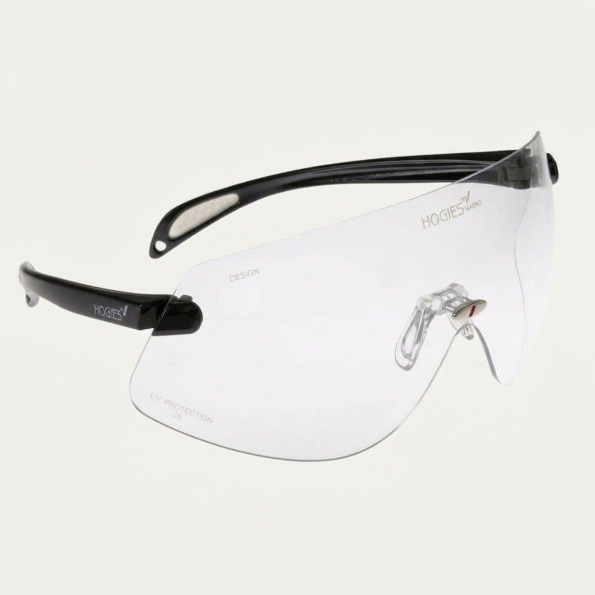 EyeGuard Clear Sports Glasses | Macro Large / Wide Adult | Indoor & Low Light