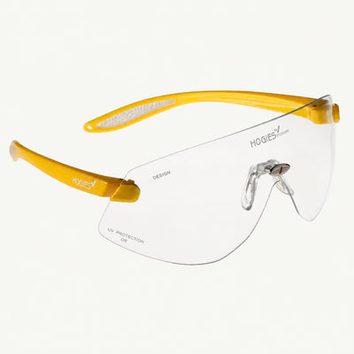 EyeGuard Clear Sports Glasses | Adult Size | Indoor & Low Light