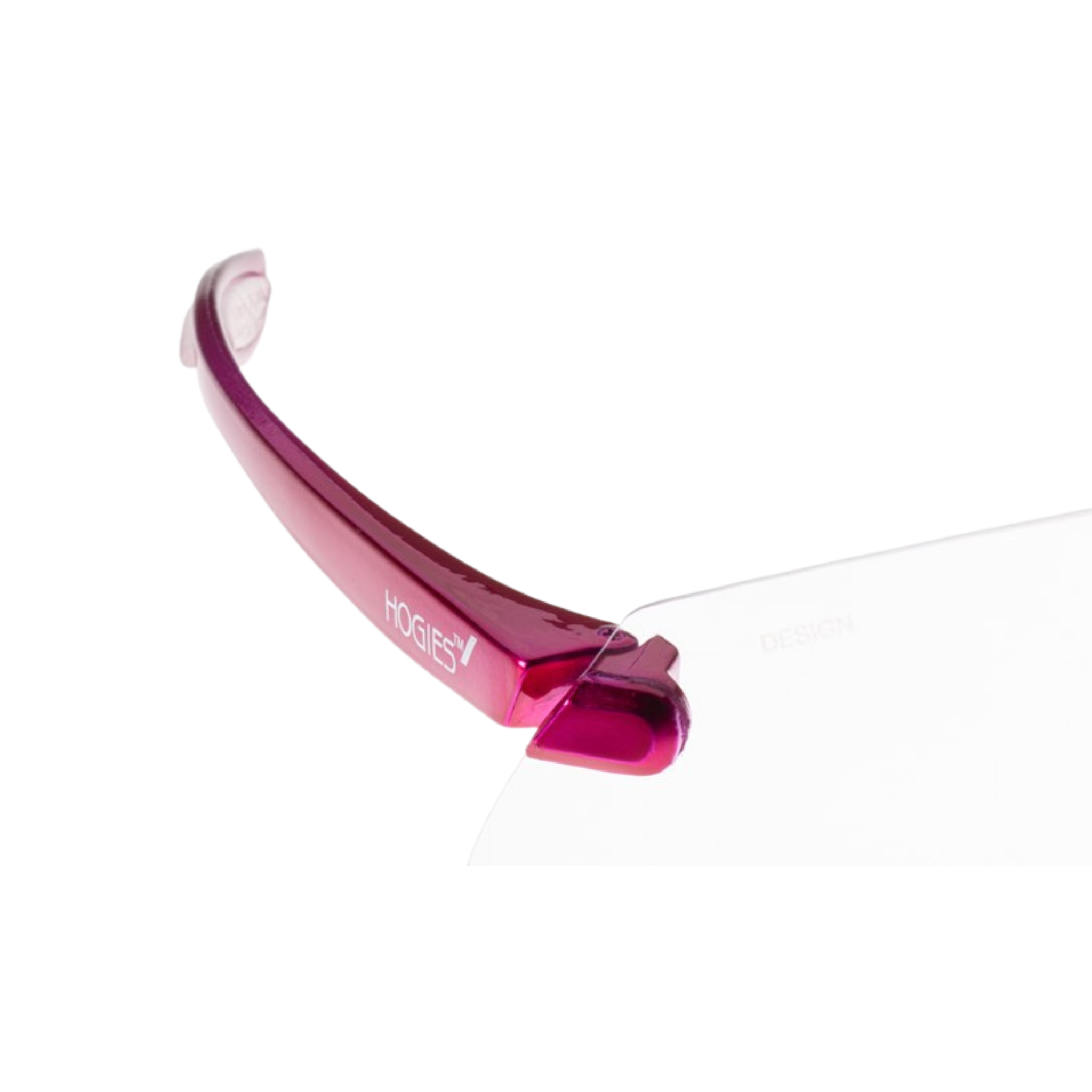 Pink Fluro Hogies EyeGuard Glasses Temple