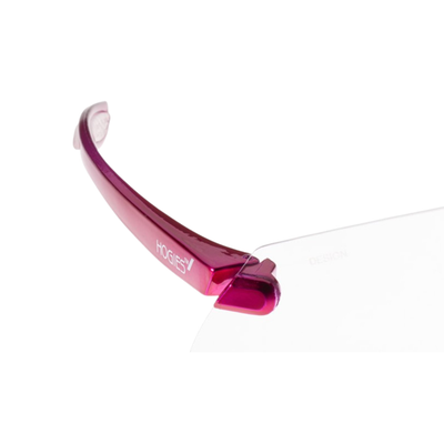 Pink Fluro Hogies EyeGuard Glasses Temple