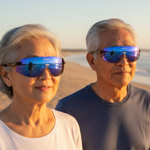 Asian nose bridge walking glasses