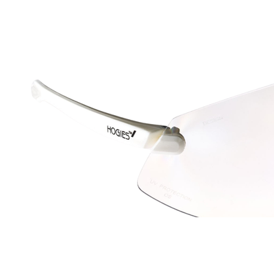 White Hogies EyeGuard Glasses Temple