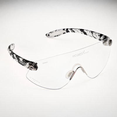 EyeGuard Classic Safety Glasses | Adult Size | Fixed Bridge | Zebra Matt | Ultra Lightweight Certified Eye Protection