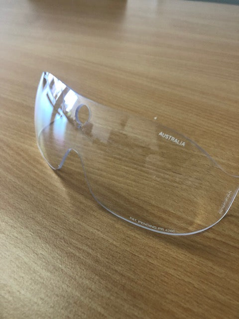 MaximEyes Curved Polycarbonate Safety Shield | Loupe Accessory